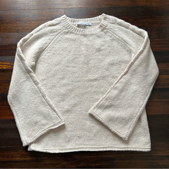 Women’s Hyfve Chunky Crewneck Sweater with Bell Sleeves - Picture 1 of 7